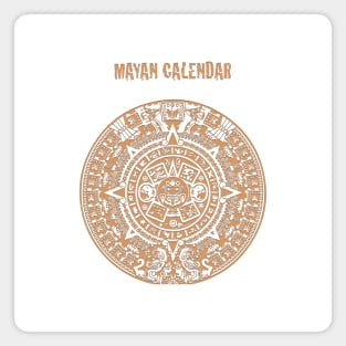 Ancient Mayan Calendar Symbol Magnet